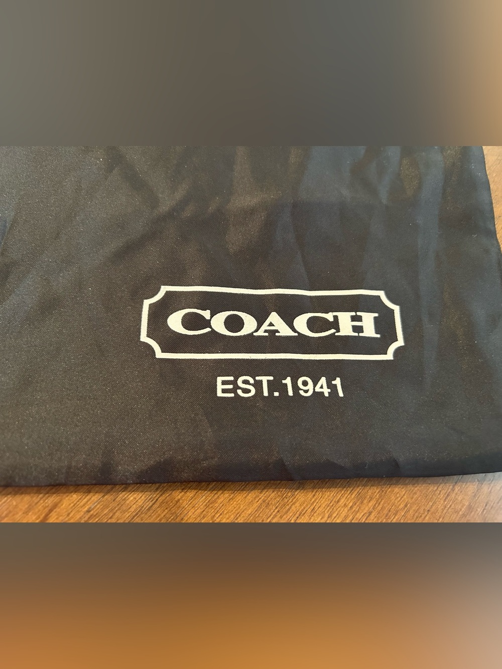 Large Coach Dust Bag